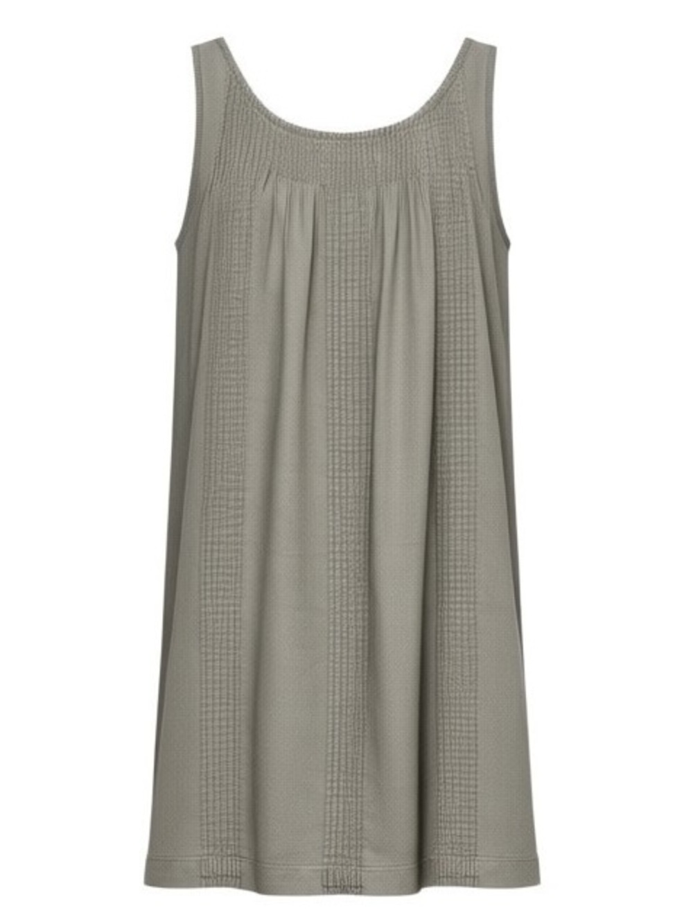 Gap Tan Ecru Linen Dress Size XL Lined Side Zip Pockets Neutral Summer Style